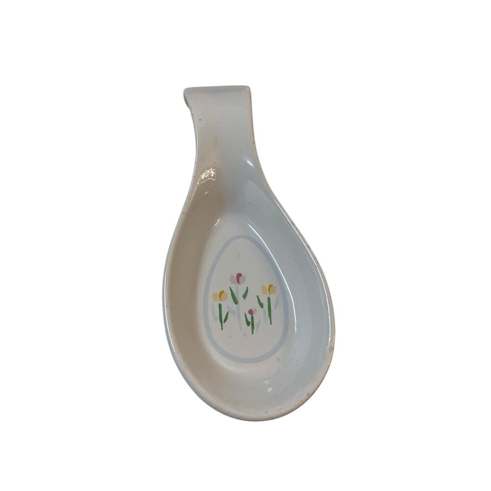 Studio Nova Villager Line Chris & Asa Design Abstract Tulips Floral Spoon Rest